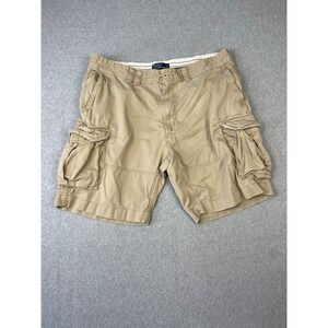 Vintage Polo Ralph Lauren Cargo Shorts Mens 42 Brown Y2K 9" Inseam Realxed Fit
